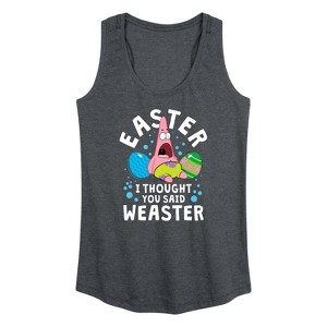 Women's - SpongeBob Squarepants - Easter Weaster Graphic Racerback Tank - 1 of 4