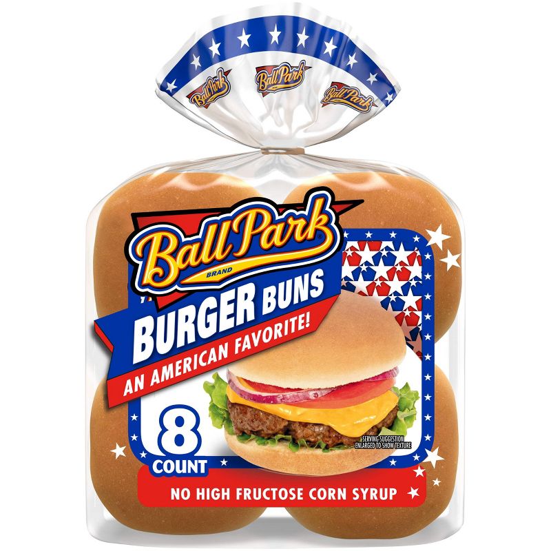 Ball Park Hamburger Buns - 15oz/8ct, 1 of 13