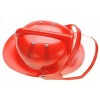 JuzToys Fireman Hat and Accessories Play Set for Kids – Firefighter Helmet, Fire Extinguisher, Microphone, Role Play Fire Chief Starter Toy – Red - 3 of 4