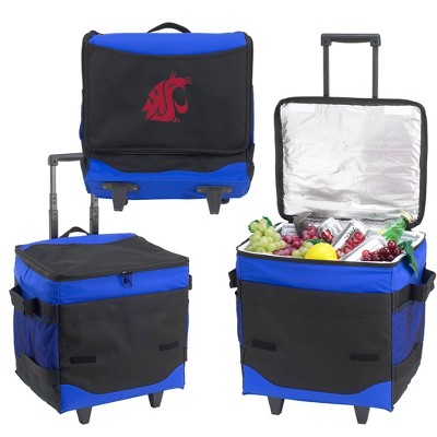 NCAA Washington State Cougars 60 Can Collapsible Rolling Cooler