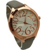 Olivia Pratt Artistic Numeral Leather Strap Watch - 4 of 4