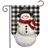 Briarwood Lane Winter Burlap Garden Flag 12x18 For Outdoor Happy Snowman For Winter Garden Flag Flags For Outside - 2 of 3