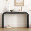 NicBex Minimalist Elegant Console Table with Unique Design,Wooden Narrow Entryway Table for Living Room,Hallway - 2 of 4