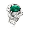 Ross-Simons 4.25 Carat Emerald Ring in Sterling Silver - 3 of 4
