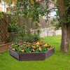 Costway Raised Garden Bed Kit Outdoor Planter Box  Planting Flower Container Brown - 2 of 4