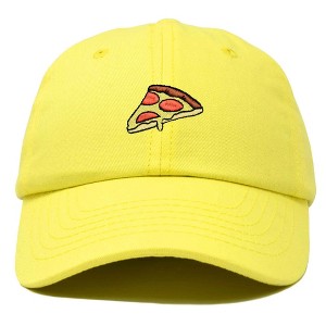 Dalix Pizza Embroidered Mens Cotton Dad Adjustable Hat Baseball Cap Mens - 1 of 4