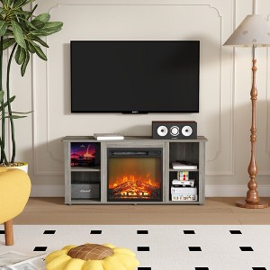 HOMLUX Modern Electric Fireplace TV Stand for TVs Up to 55" - 1 of 4