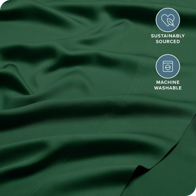 Forest Green Twin XL Bamboo Deep Pocket Sheet Set
