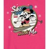 Men's - Disney - Ski With Me Mickey Graphic Fleece Sweatshirt - 2 of 4