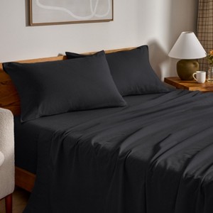 100% Cotton Flannel Sheet Set by Bare Home - 1 of 4