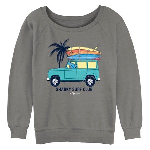 Junior's Lost Gods Sharky Surf Club Sweatshirt - 1 of 3