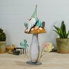 VIP Metal 20 in. Multicolor Gnome on Mushroom Decor - 4 of 4