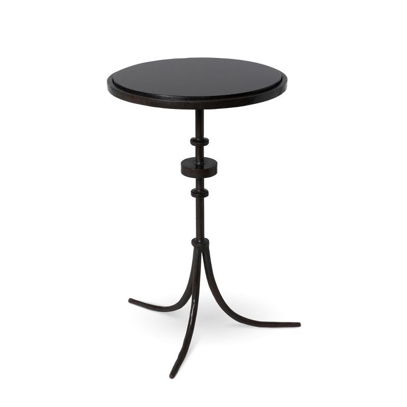 Park Hill Collection Industrial Granite Top Accent Table, 1 of 3