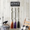 The Lakeside Collection Witches Ride for Free Sign with Brooms - 3 of 3