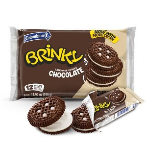 Brinky Chocolate Sandwich Cookies - 13.97oz - 1 of 1