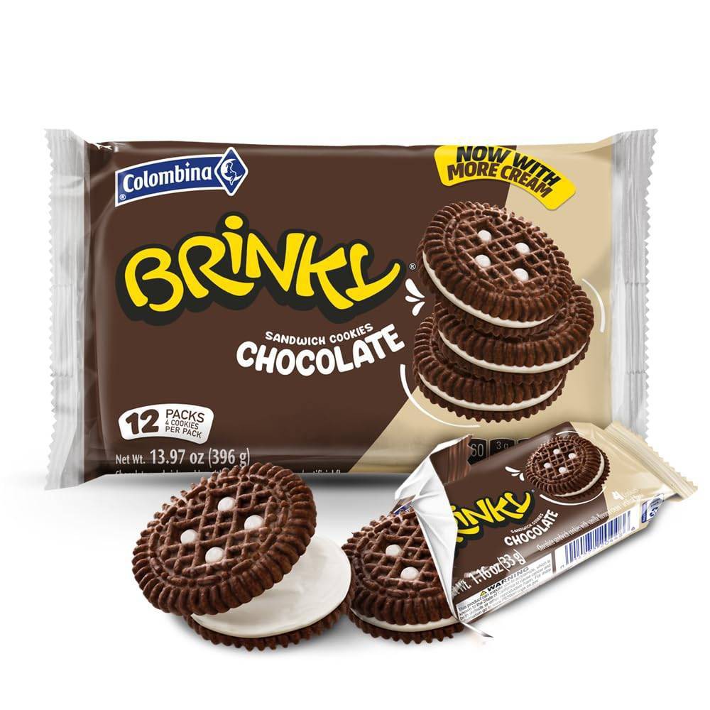 Brinky Chocolate Sandwich Cookies - 13.97oz/12ct