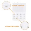 INSPIRE CHIC Women's Elastic Bra Hook Strap Extensions 3 Rows 2 Pcs - 4 of 4