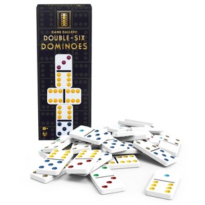 Game Gallery Double 6 Color Dot Dominoes - 1 of 4