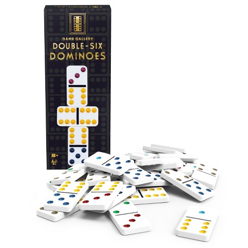 Game Gallery Double 6 Color Dot Dominoes : Target