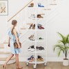 Dolonm Heavy Duty Adjustable Storage Rack Metal Shelf Wire Shelving Unit with Wheels & Shelf Liners - 3 of 4