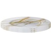 Classic Touch Set Of 4 Gold-White Marble Plates - 11"D - 2 of 3