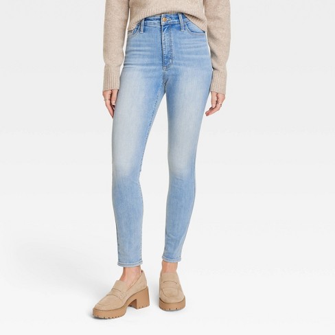 Women's High-rise Skinny Jeans - Universal Thread™ Light Wash 16 Long :  Target