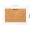 Amanti Art Cabinet White Narrow Framed Corkboard, Natural Cork - 4 of 4
