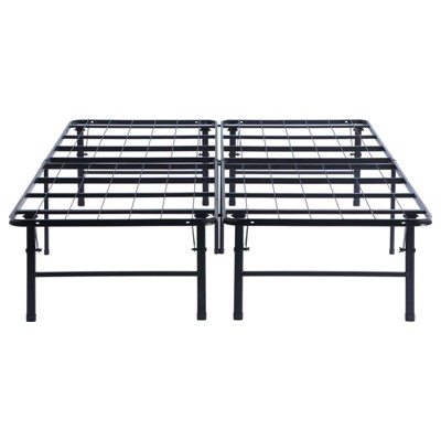 Mabel Full Black Metal Folding Platform Bed Frame