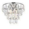 Elegant Lighting Ella 12 inch flush mount in chrome - 3 of 4