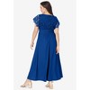 Jessica London Women's Plus Size Lace Maxi Dress - 3 of 4