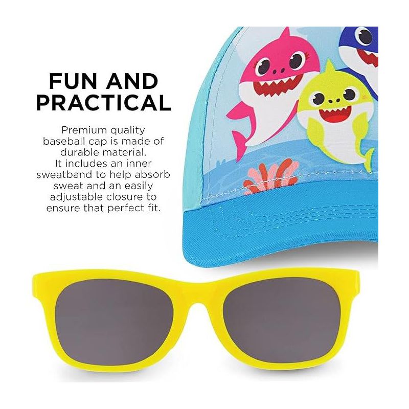 Baby Shark Boys Baseball cap & Sunglasses, Toddler (1-3 years), 3 of 7
