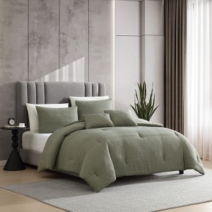 Kenneth Cole Variegated Waffle Comforter Set - 1 of 4