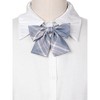 Elerevyo Women's Colorful Plaid Pretied Bow Ties with Elastic Band - 4 of 4