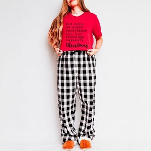Simply Sage Market Women's Christmas Words Pajama Set - 1 of 4