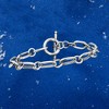 Ross-Simons Italian Sterling Silver Paper Clip Link Toggle Bracelet - 3 of 4