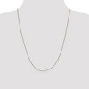 Black Bow Jewelry 0.7mm 14k Yellow Gold Solid Box Chain Lobster Clasp Necklace - 2 of 4