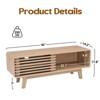 FURNIinspire TV Stands And Consoles Storage Tv Stand For TVs Up To 59 Inch, TV Console With Storage For Living Room, Wood Color, 14.2"*46"*17.8" - 3 of 4