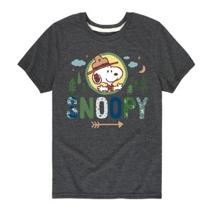 Boys' - Peanuts - Ranger Snoopy Short Sleeve Graphic T-Shirt - 1 of 4