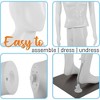 SereneLife Adjustable Male Mannequin Full Body - White - 4 of 4