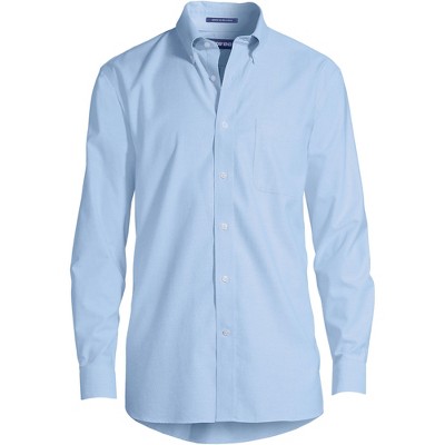 Lands' End Men's Tall Traditonal Fit Solid No Iron Supima Oxford Dress Shirt