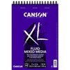 Canson XL Series Mixed Media Pad, Top Wire Binding, 30 Sheet, 9x12 inch, Pack of 2 - 2 of 2