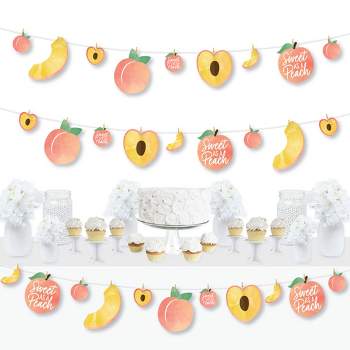 DIY Sweet Peach 1st Birthday Party Decor Ideas  Birthday party  decorations, 1st birthday girl decorations, Peach party decorations