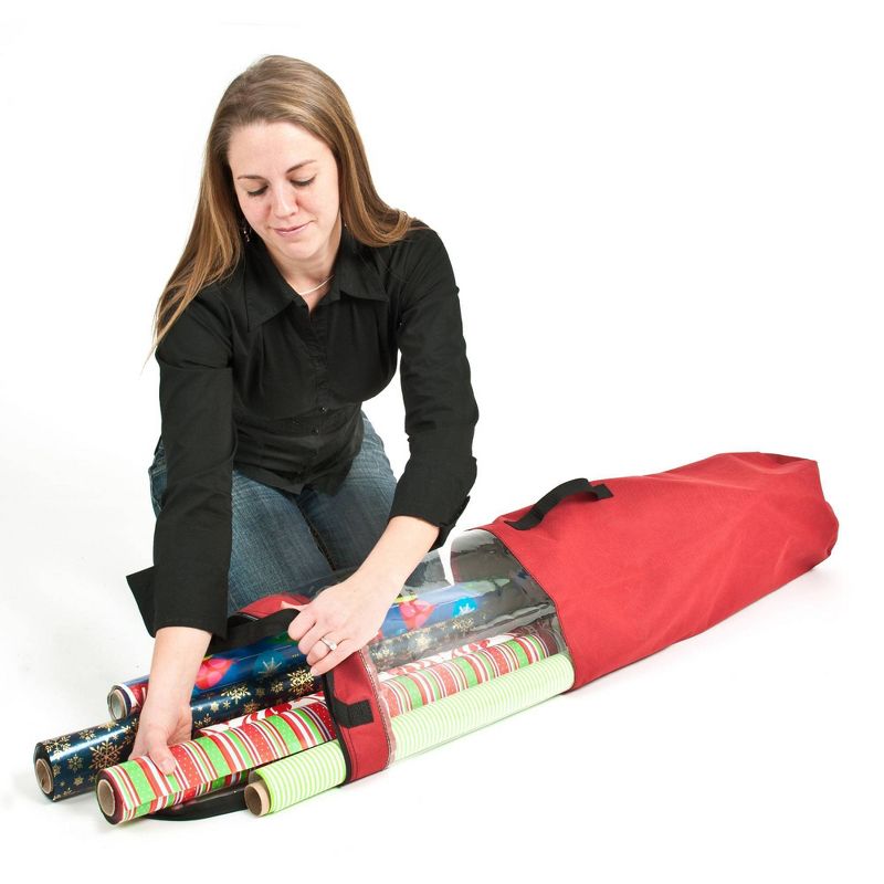 TreeKeeper Santa&#39;s Wrapping Paper Storage Tube, 1 of 11