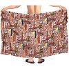 LA LEELA Men's Pareo Sarong Hawaiian Bath Wrap One Size Grey - 3 of 4