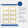 Avery Labels, 2" x 3", Gold-Metallic Ornaments, Glossy, 80ct - 3 of 4