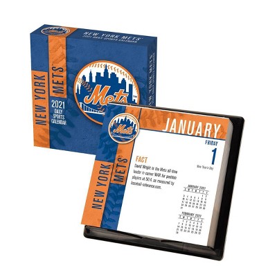  MLB New York Mets 5.25"x5.25" Daily Boxed Calendar 