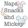 Girl's Mickey & Friends Naps Snacks Mickey T-Shirt - 2 of 4