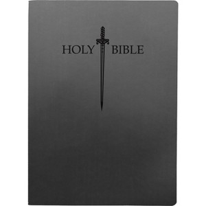 Kjver Sword Holy Bible, Large Print, Black Ultrasoft, Thumb Index - (King James Version Easy Read Bible) by  Whitaker House (Leather Bound) - 1 of 1