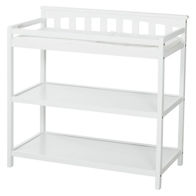 target white changing table