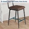 GAOMON Bar Stools Set of 2, 38.2''Tall Bar Chairs with Thick Cushion & Thickened Metal Legs,for Island, Counter Bar, Kitchen - 4 of 4